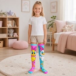Warm and Practical Fluffy Duck Socks for Little Ones