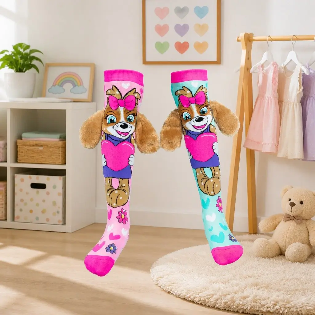 Puppy Love Socks with Ears for Everyone