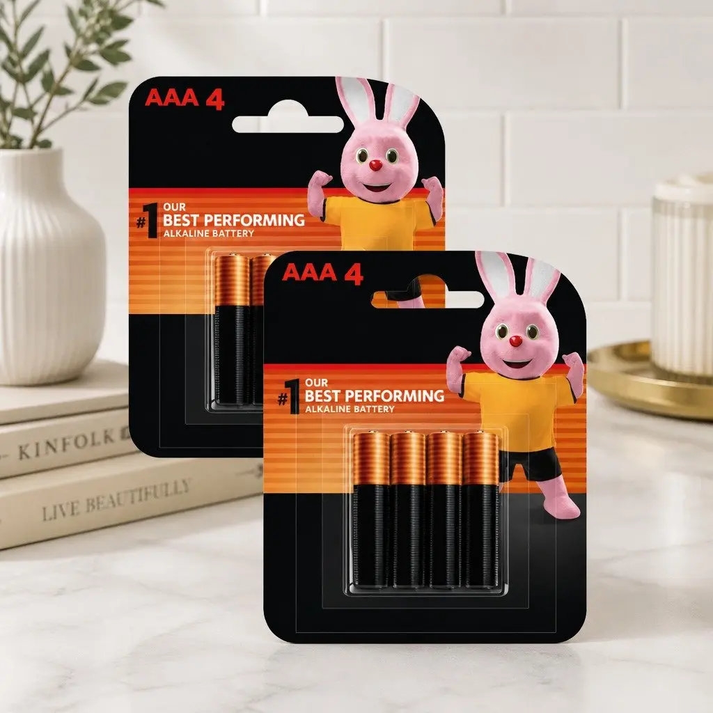 AAA Alkaline Batteries 1.5V High-Drain Devices Wireless Game Controllers