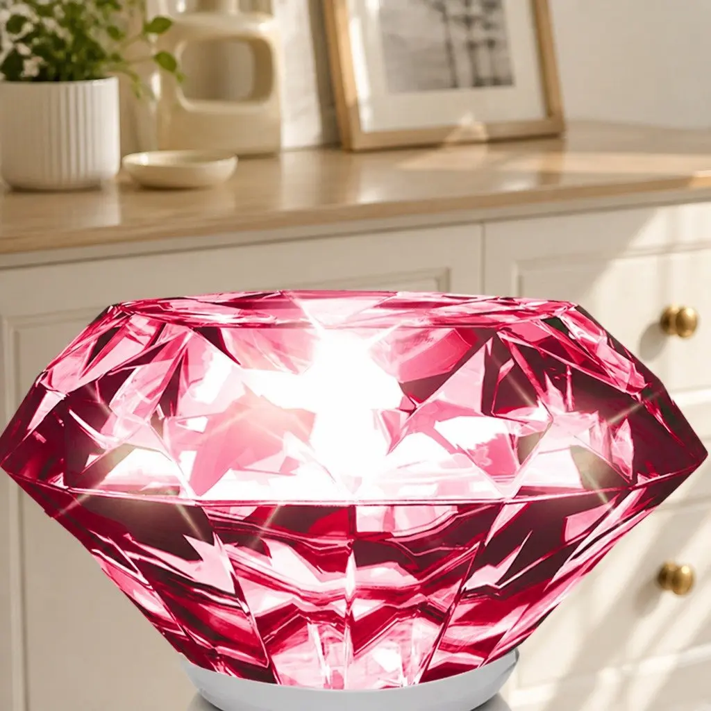 16 Pcs Red Crystal Diamond Knobs
