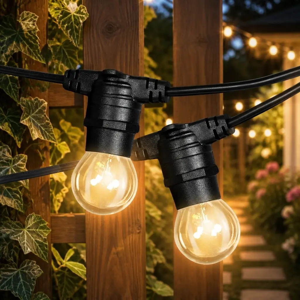 Festoon String Lights 38M Wedding Party Outdoor Indoor Warm White Decoration Kit