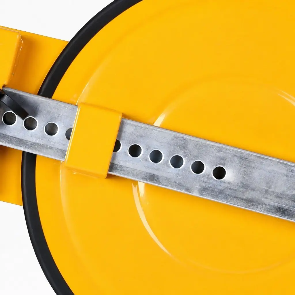 Wheel Lock Clamp Anti-Theft Security Device for Vehicle 13 to 15 Inch Yellow