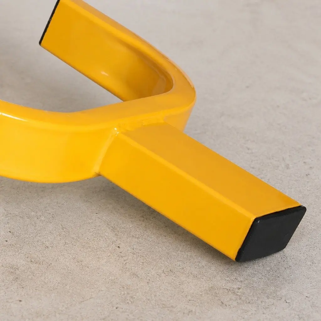 Wheel Lock Clamp Anti-Theft Security Device for Vehicle 13 to 15 Inch Yellow