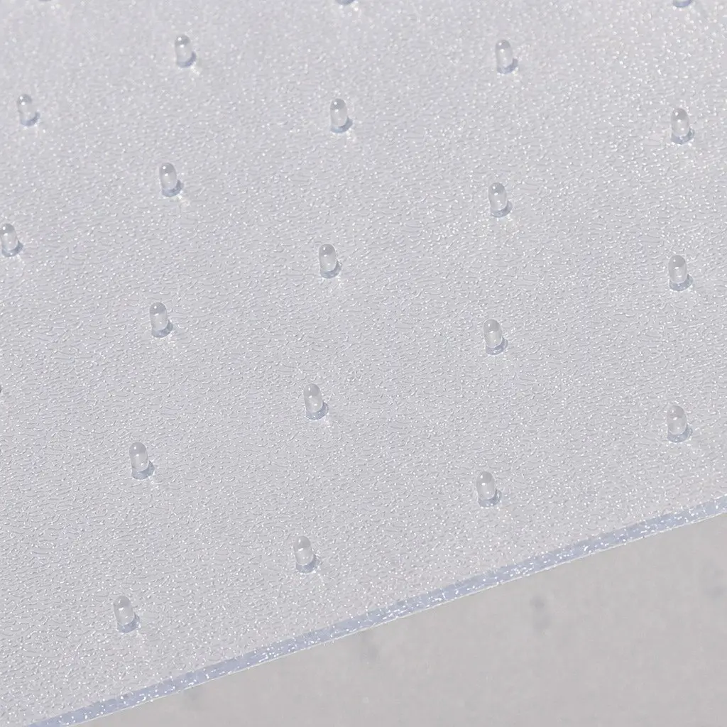 PVC Chair Mat Carpet Protector for Hard Surfaces Clear 120cm x 90cm