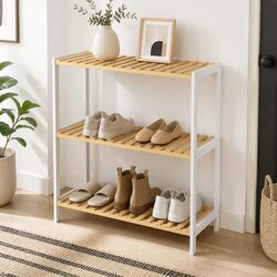 Reassuring 3-Tier Bamboo Storage Rack for All Needs