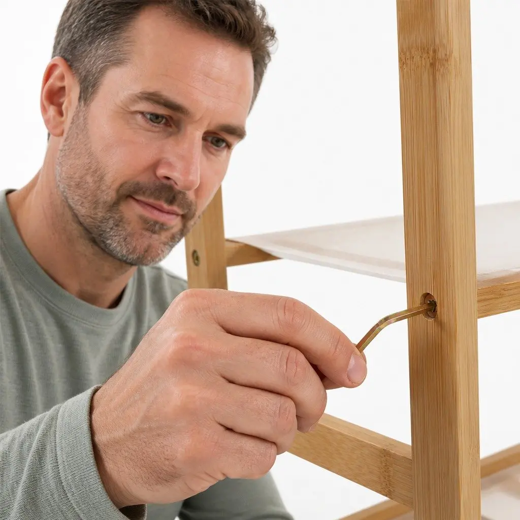 Bamboo Shoe Rack Storage 10 Tier 80cm Wide Wooden Organizer Natural