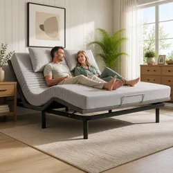 Comfort Meets Value in King Adjustable Electric Bed Frame