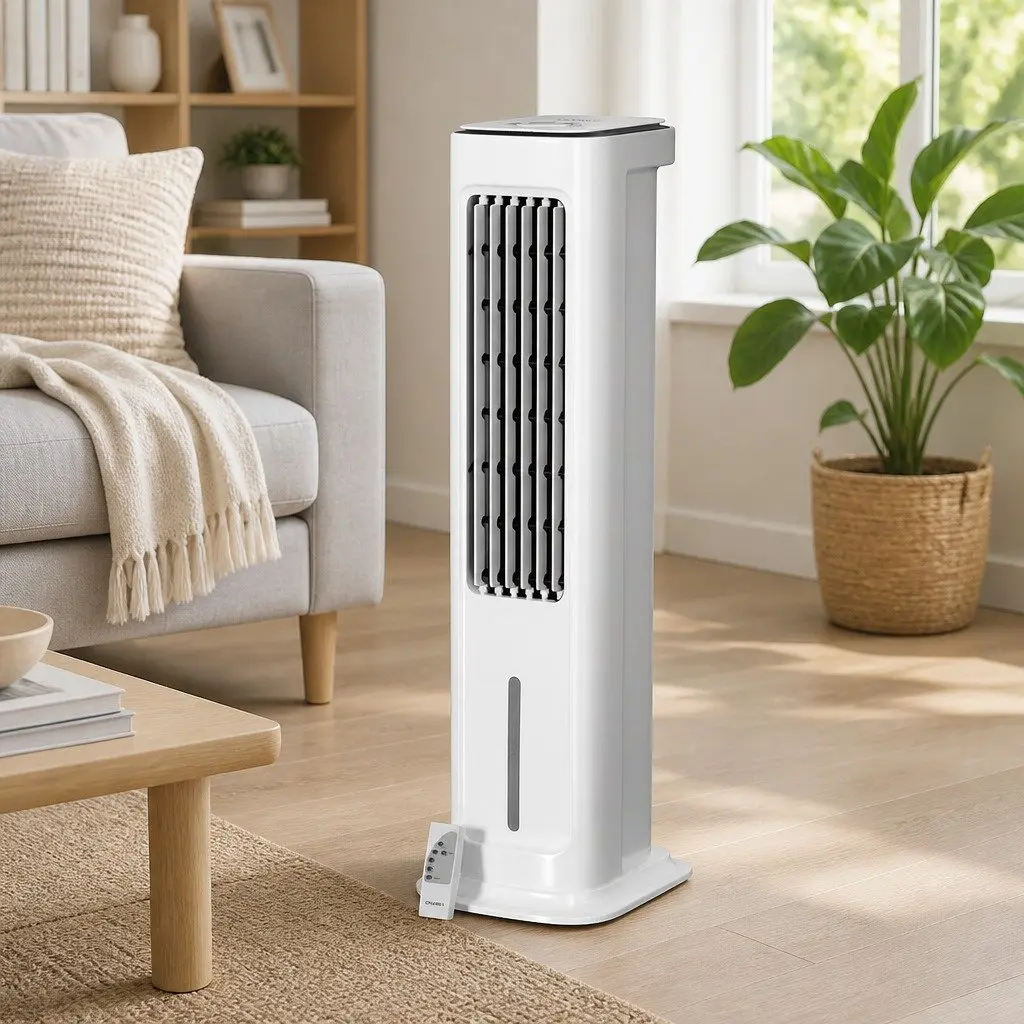 Evaporative Tower Air Cooler with 6L Capacity