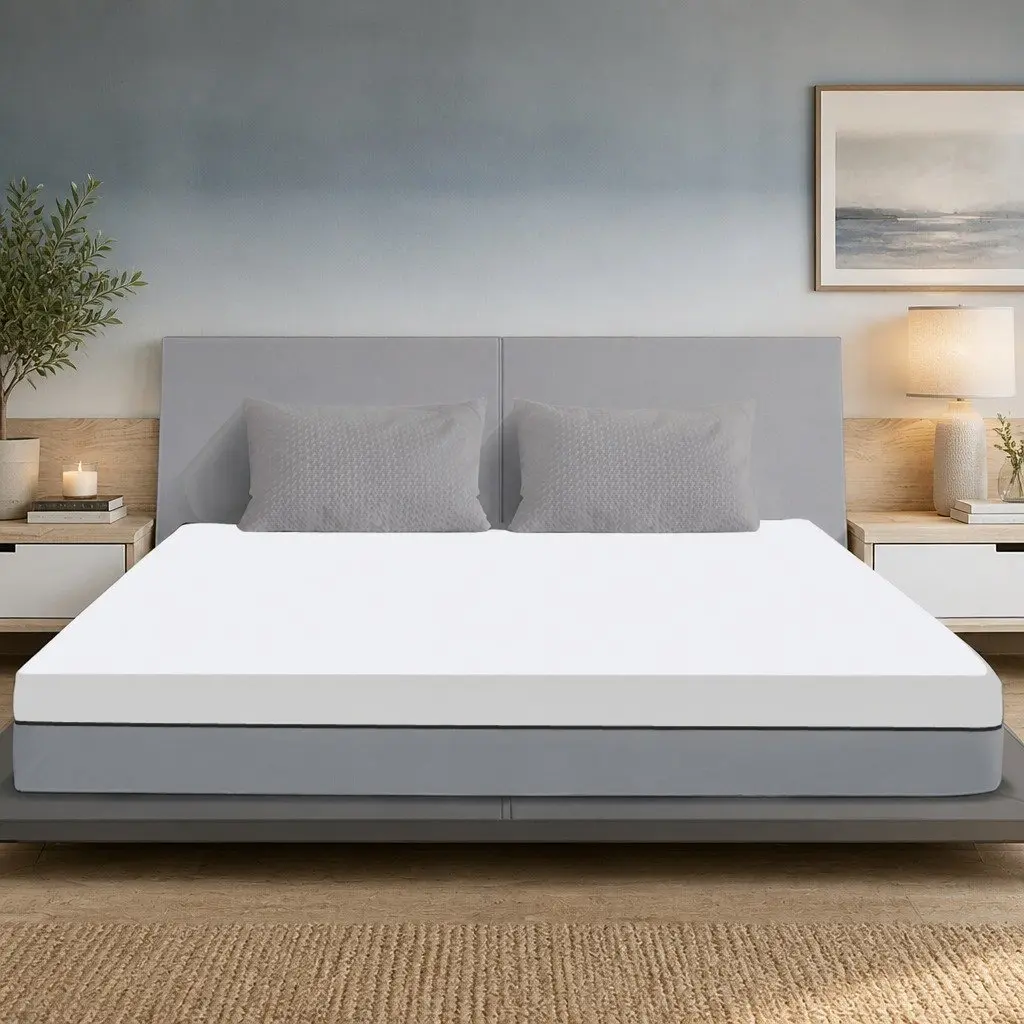 Memory Foam Mattress Topper King 7cm Visco Elastic Bed Protector Breathable