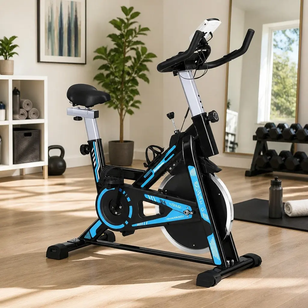Exercise Bike Indoor Cardio 13KG Flywheel Black