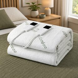 Warm and Reassuring King Bamboo Electric Blanket