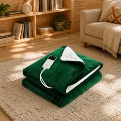 Electric Heated Throw Rug - Practical Warmth Solution