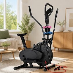 Reliable 6 in 1 Elliptical Cross Trainer for Fitness