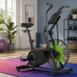 Reliable Dual Action Air Bike: Affordable Home Fitness Solution
