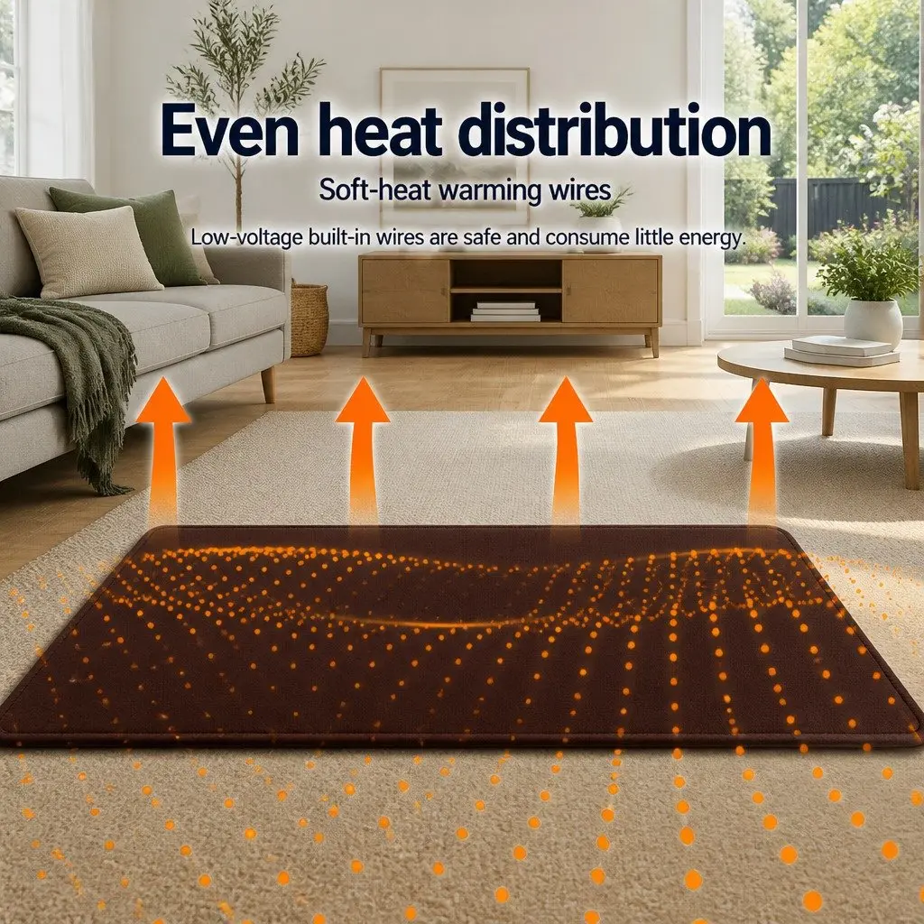 Chocolate Brown Electric Throw Blanket for Comfort