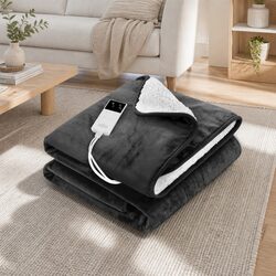 Electric Throw Rug Heated Blanket: Warmth You Can Trust 160x130cm