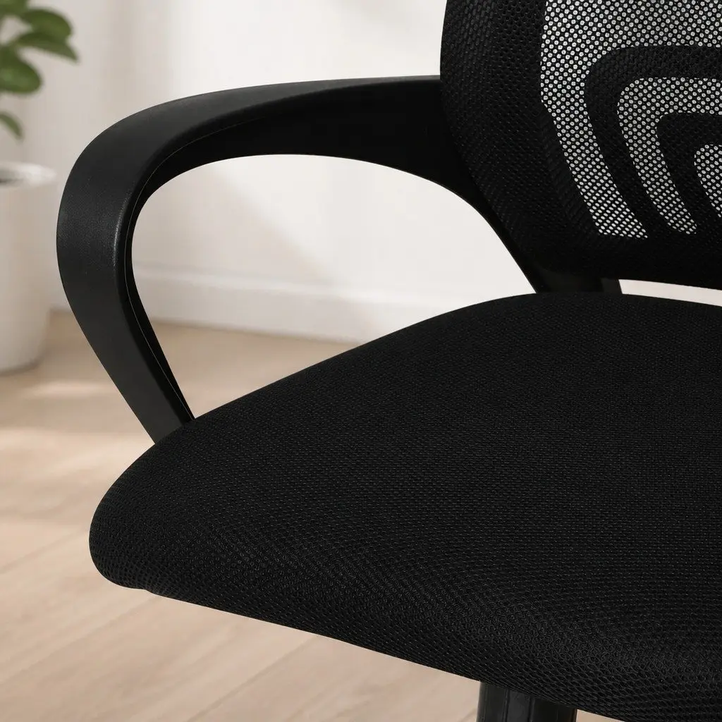 Ergonomic Office Chair Adjustable Height Mesh Back Black or Grey