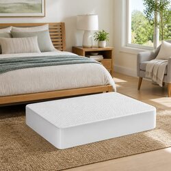 Mattress Protector Topper Double Polyester Waterproof Cooling Fitted Elastic