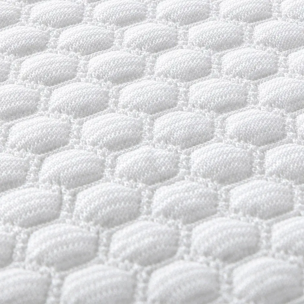 Single Mattress Protector Topper Cooling Waterproof Fitted Skirt 188cm x 91cm White
