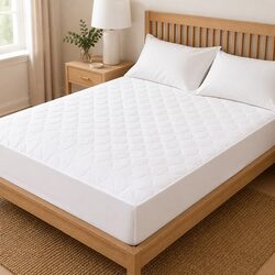 Fitted Waterproof Bed Mattress Protector King Size Bedding Cover Sheet