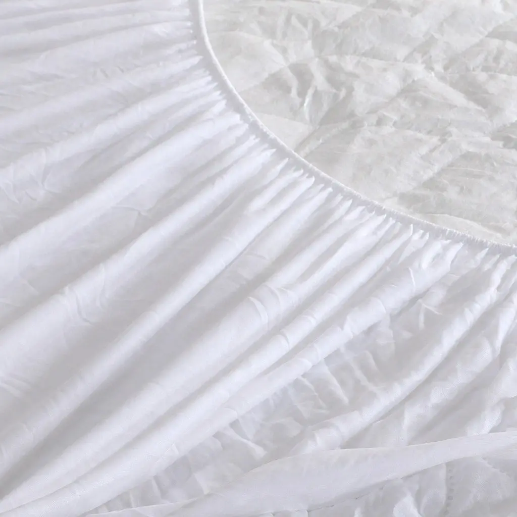 Fitted Waterproof Bed Mattress Protector King Size Bedding Cover Sheet