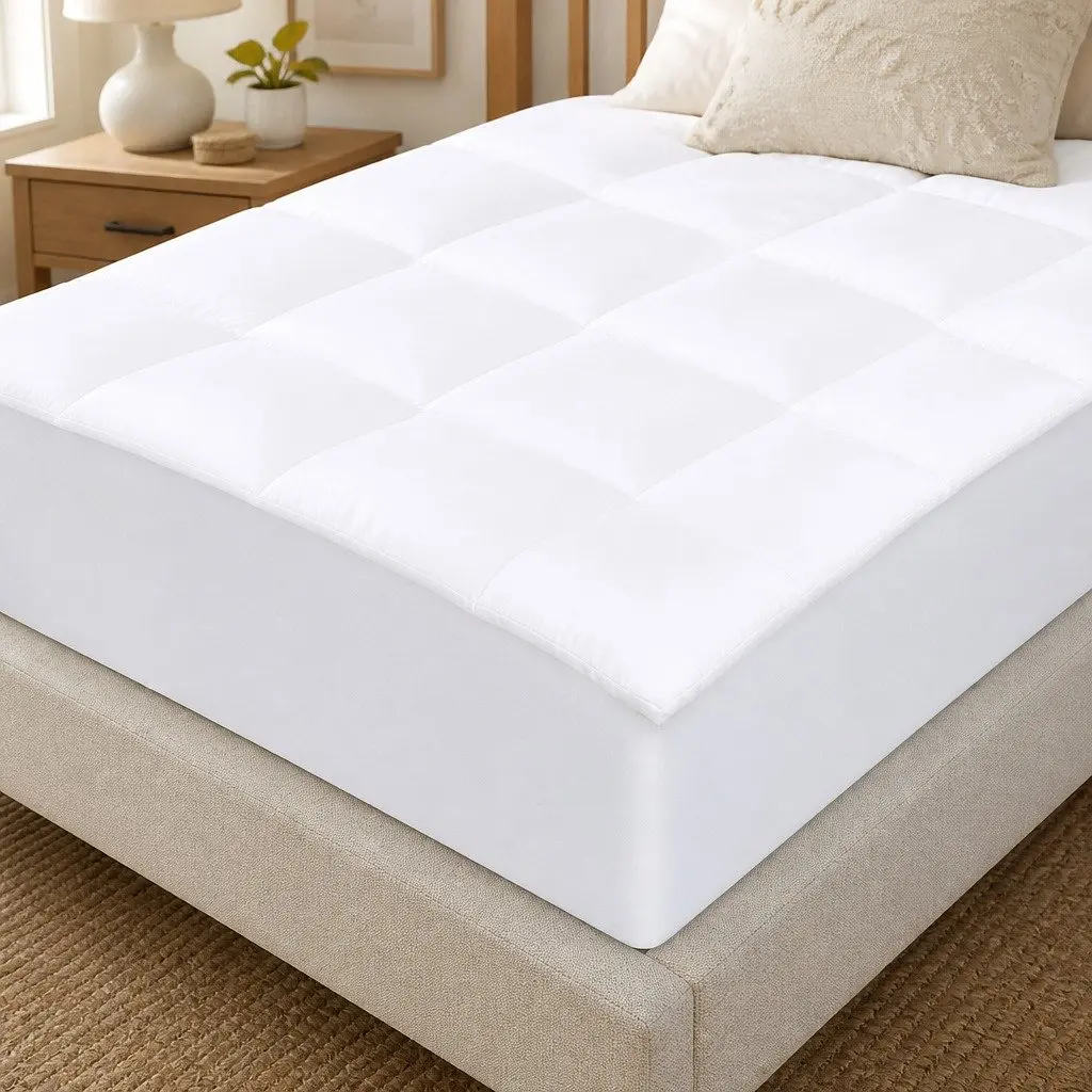 Fitted Waterproof Bed Mattress Protector King Size Bedding Cover Sheet