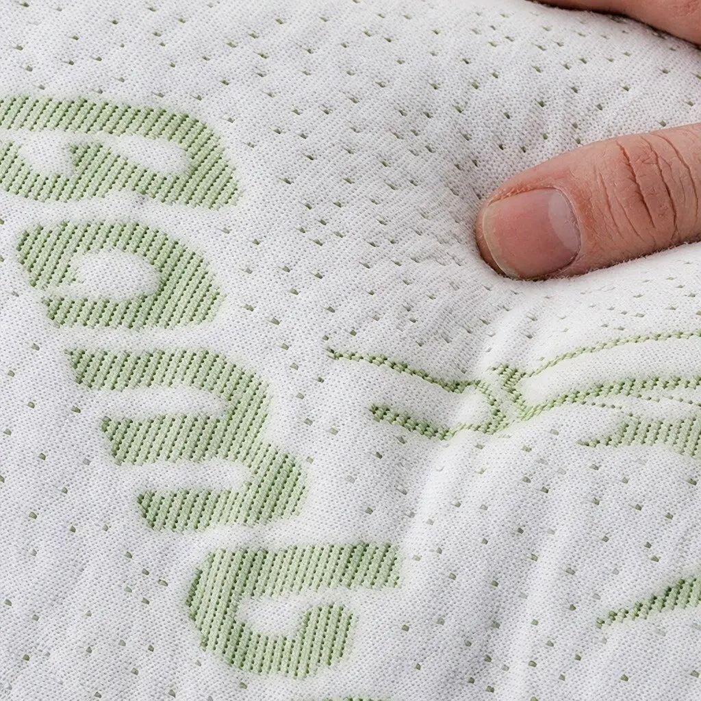Memory Foam Pillow Neck Support 70cm x 40cm Bamboo Fabric Cover
