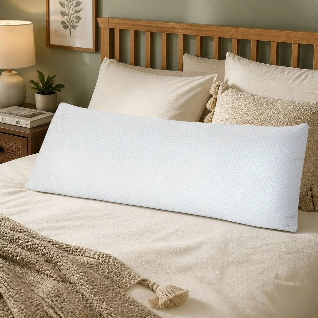 Full Body Pregnancy Pillow Memory Foam Maternity Support Side Sleeper Nursing