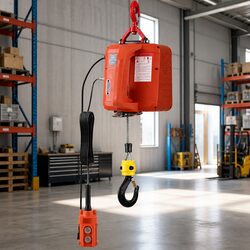 Electric Hoist Winch 500KG Manual Wired Wireless Remote Control Lifting