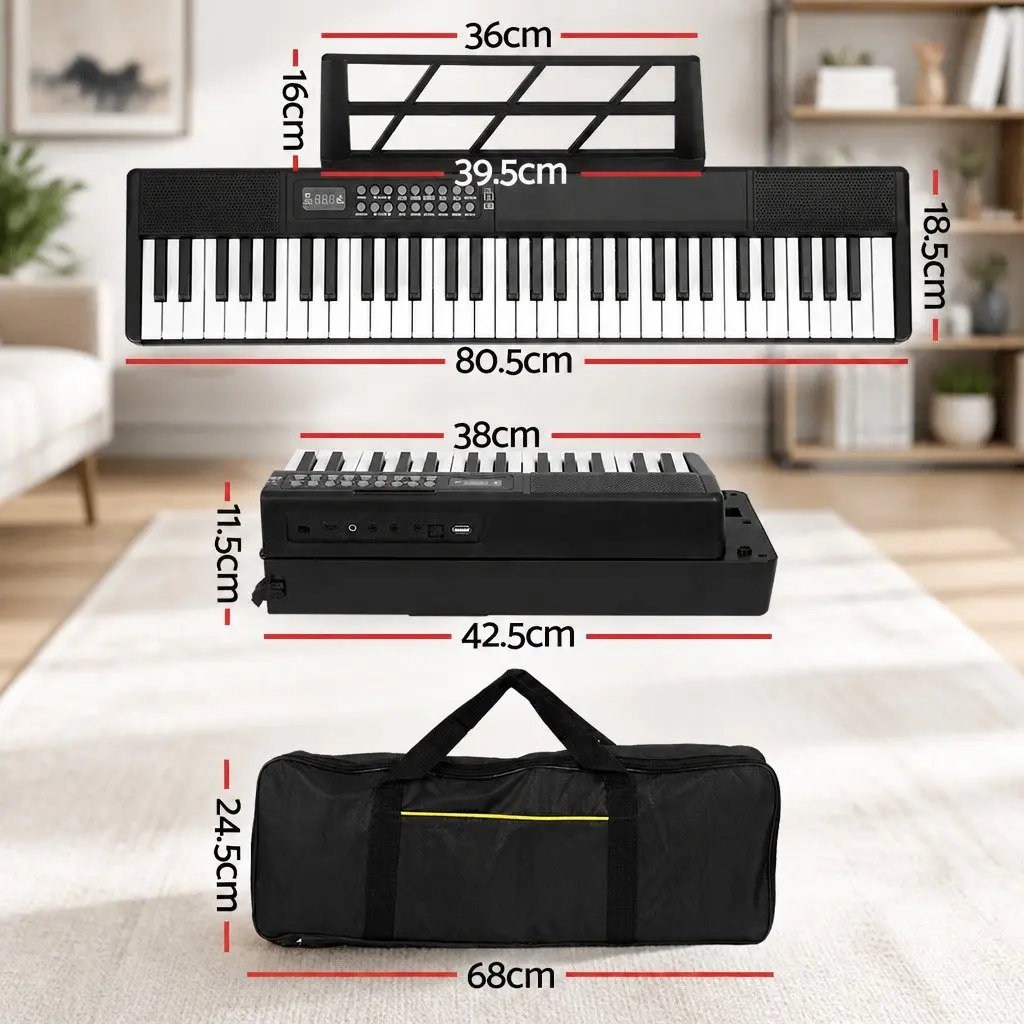 61-Key Foldable Piano for Music Makers
