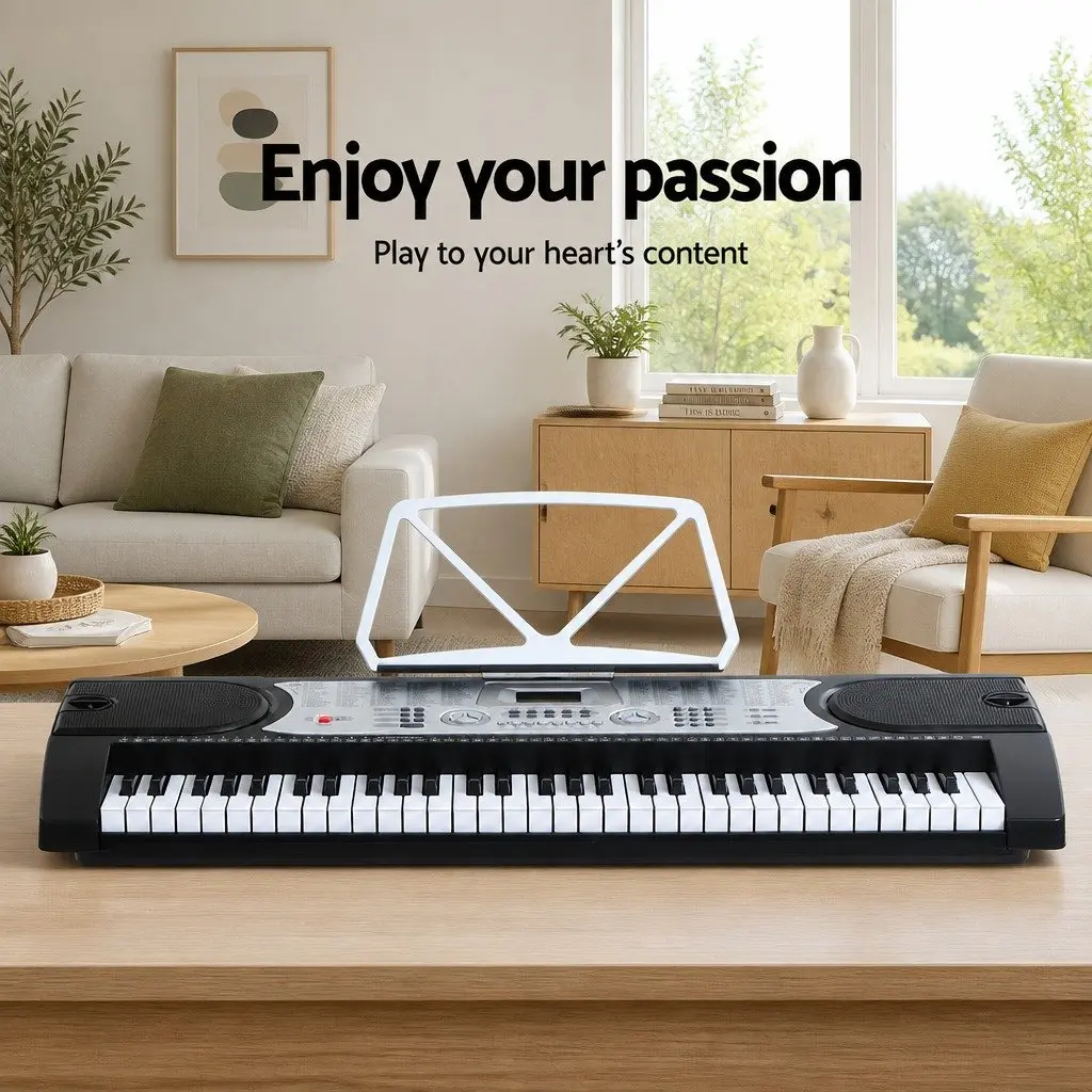 61 Keys Electronic Piano Keyboard Digital Musical Instrument Portable Silver or Black