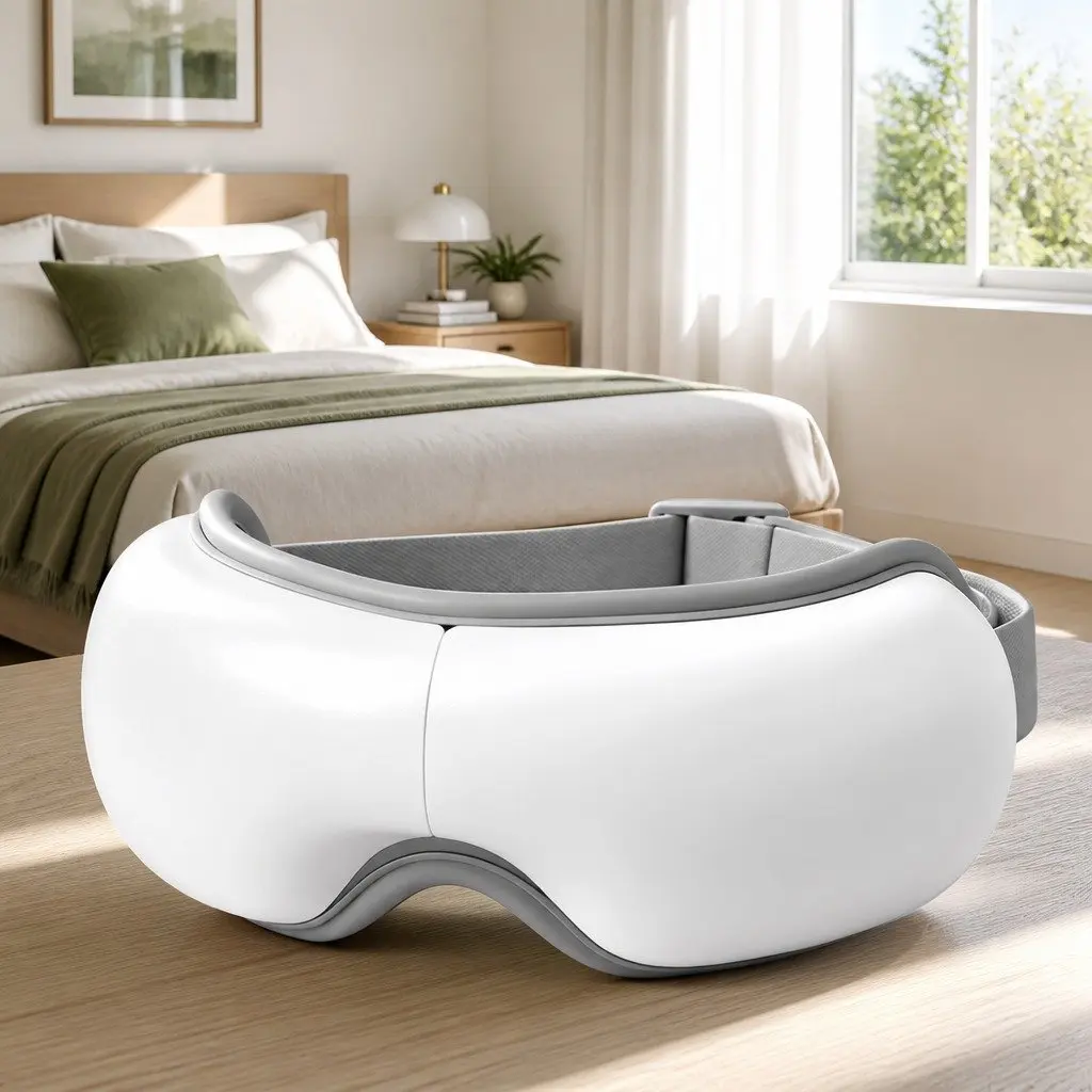 Eye Massager with Heat Vibration Bluetooth Music 180° Foldable Electric Mask