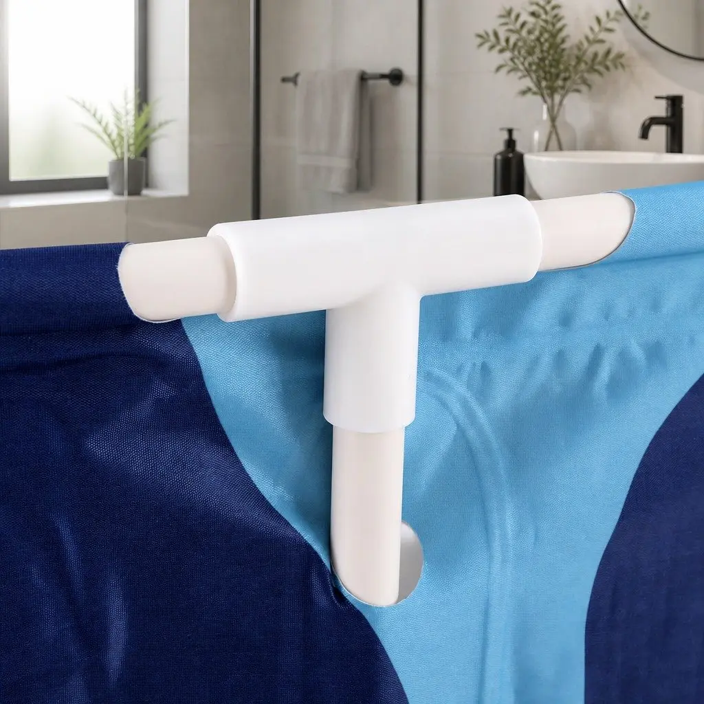 Foldable Bathtub Portable Inflatable Spa Navy Blue Indoor Outdoor 134 x 65 x 46.5 cm
