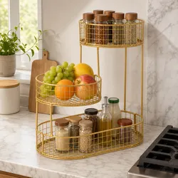 3-Tier Fruit Basket Bowl with Sturdy Design