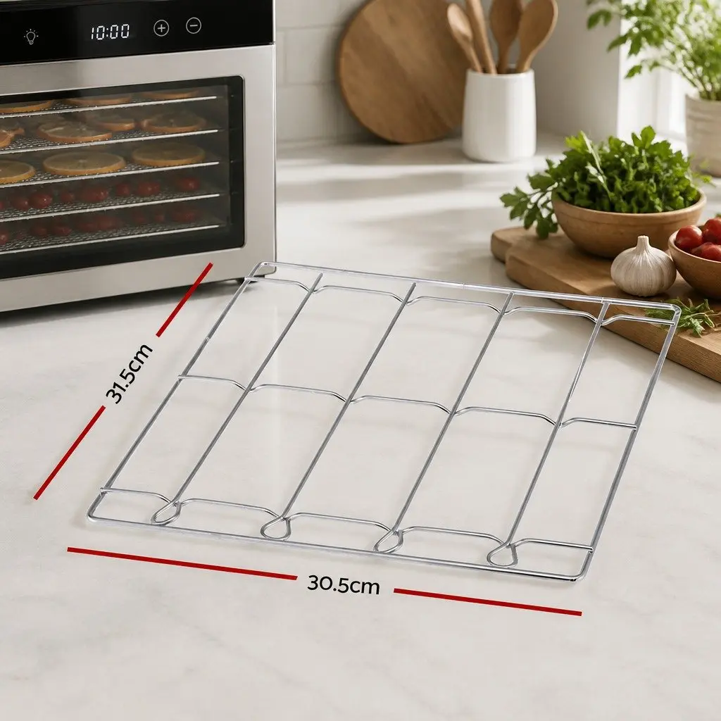 Stainless Steel Hanging Rack for Food Dehydrator 30.5cm Drying Jerky
