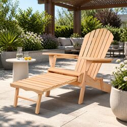 Reliable Adirondack Outdoor Chair with Comfort Features