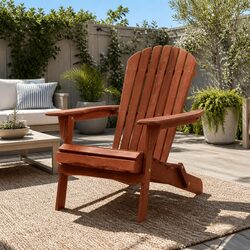 Practical Outdoor Adirondack Chair Built for Comfort