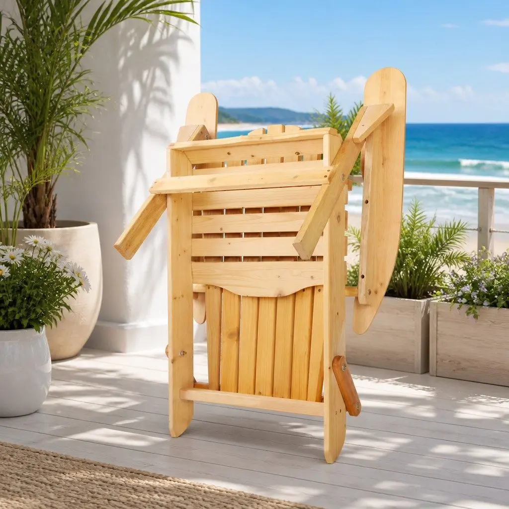 Adirondack Outdoor Table and Chairs Set