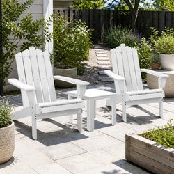 3 Piece Adirondack Chair Set for Comfort and Value