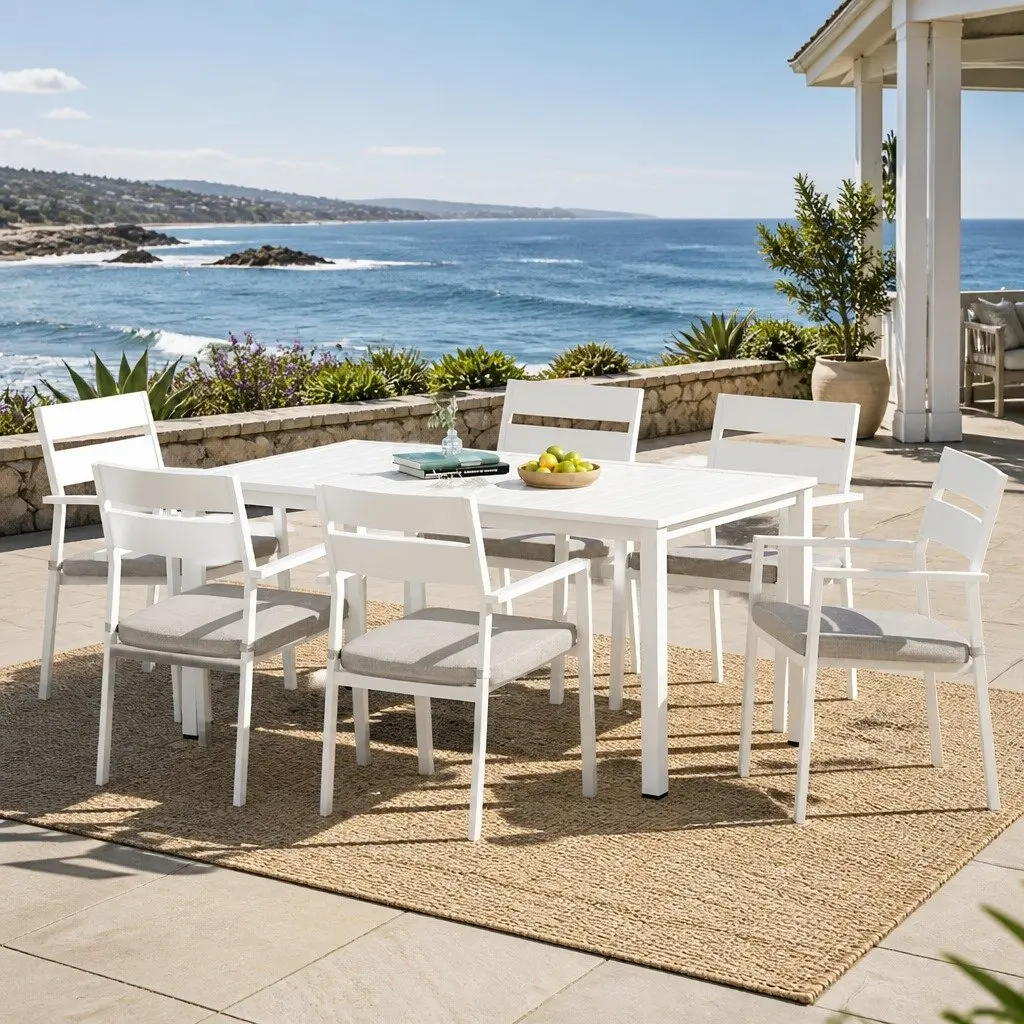 7-Piece Outdoor Dining Set with Cushions