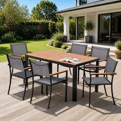 Reliable 7-Piece Dining Set for Your Outdoor Needs