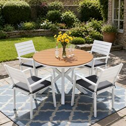 Practical 5-Piece Outdoor Dining Set for Everyday Use