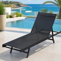 Comfortable and Affordable Adjustable Outdoor Sun Lounger