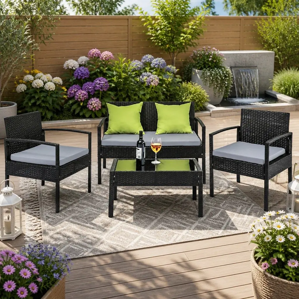 Outdoor Patio Sofa Set for Relaxation