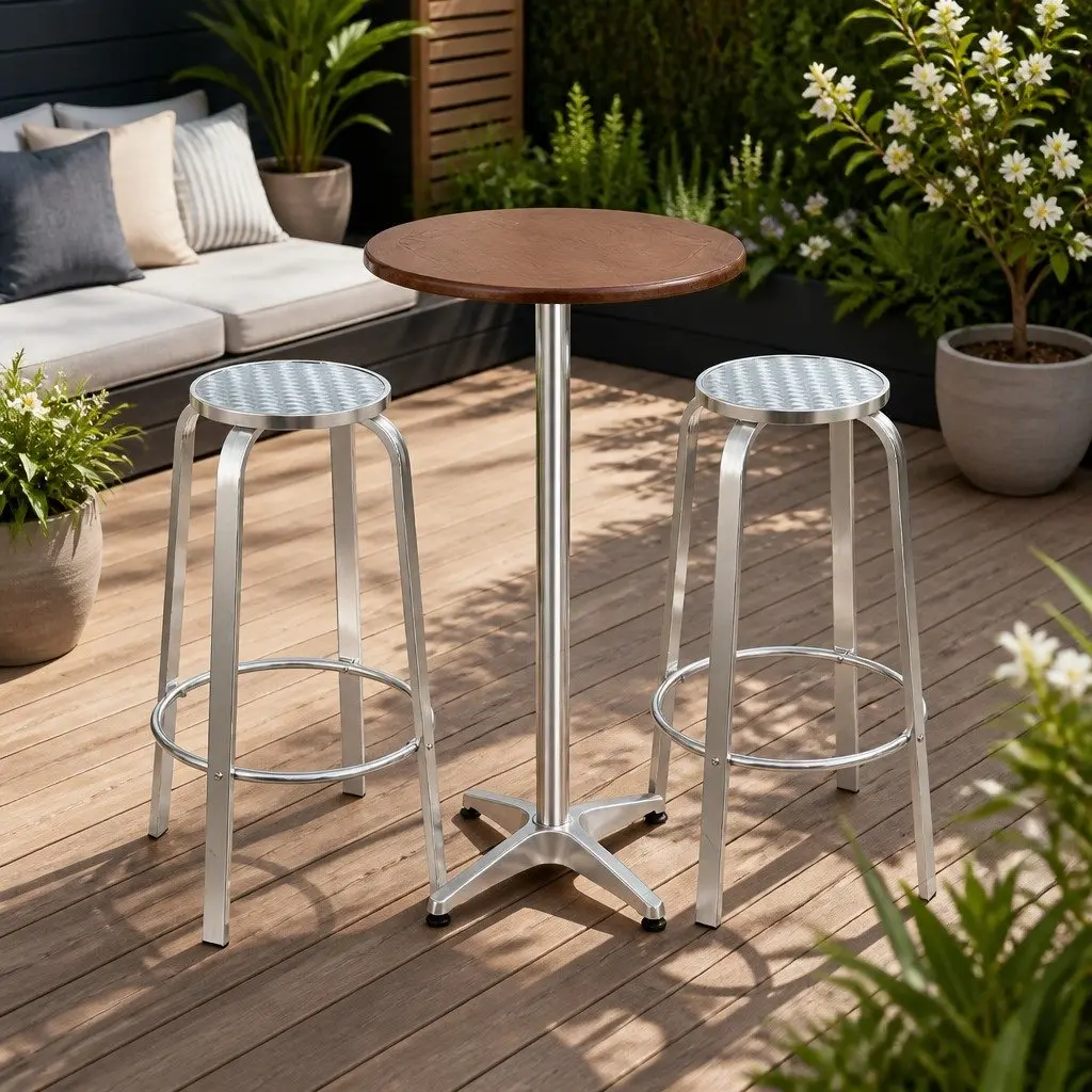 3-Piece Bar Set for Outdoor Enjoyment