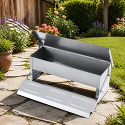 Reliable 5KG Chicken Feeder with Weight-Operated Lid