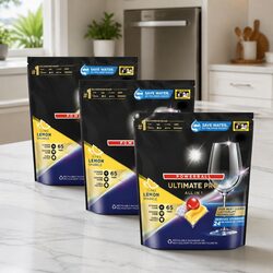 Ultimate Pro Lemon Dishwasher Tablets 195 Pack Powerball Cleaning