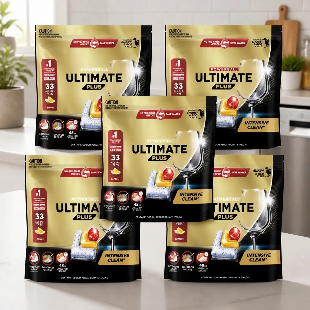 Dishwasher Tablets All in One Lemon 165 Pack