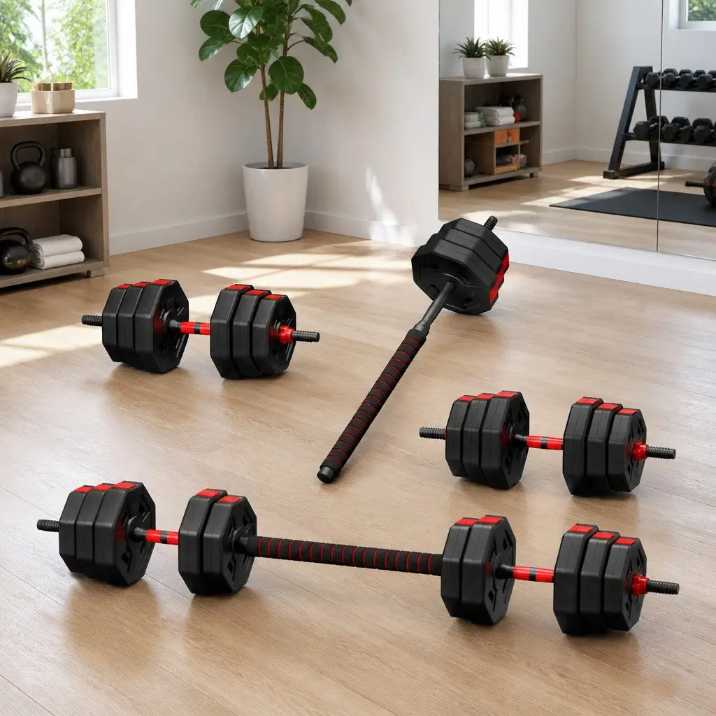 40kg Adjustable Dumbbell Set for Home Fitness