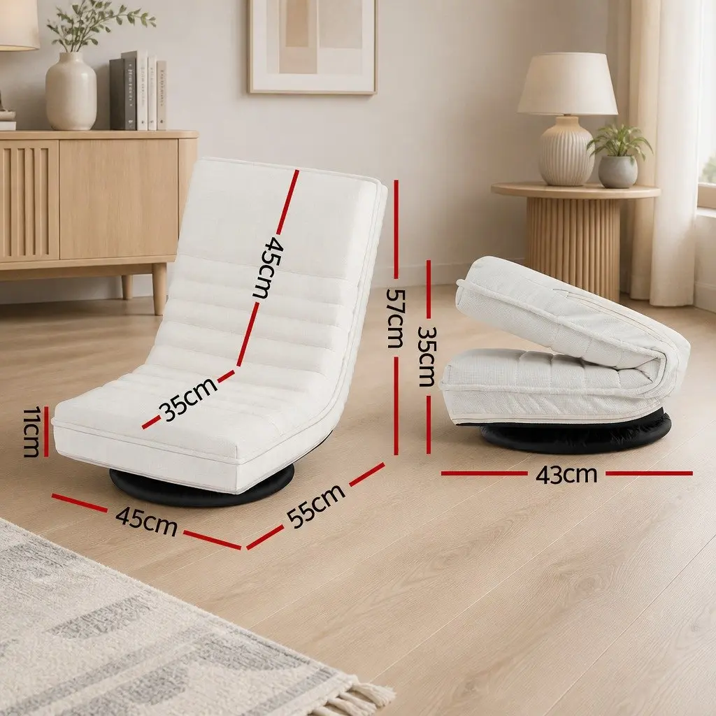 White Lounge Chair Option